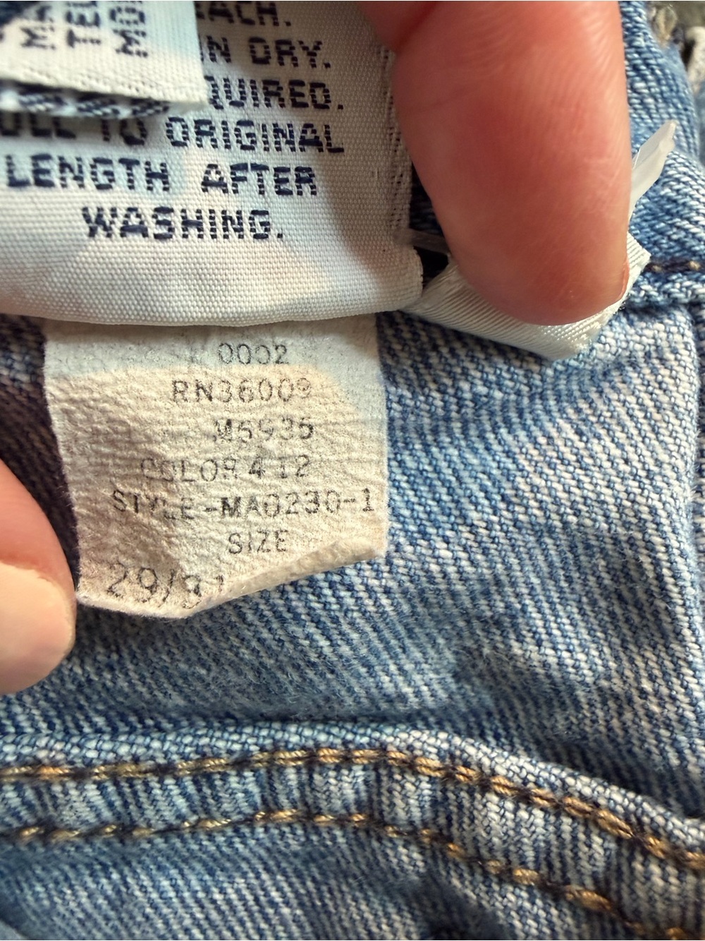 Calvin Klein Light Blue Denim Jeans with Branded Button - Picture 9 of 9